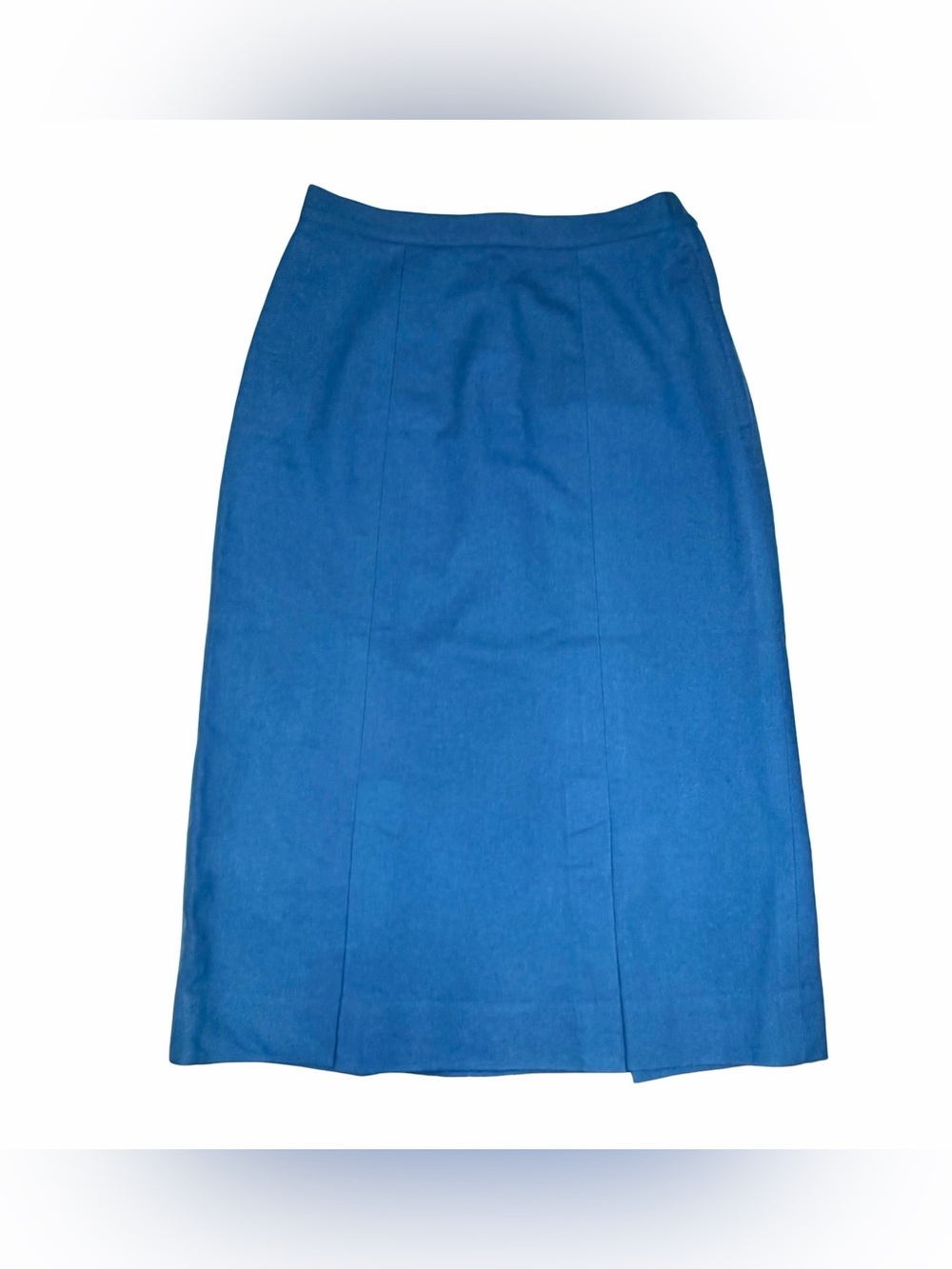 Vintage Pendleton 100% Virgin Wool Size 14 Wool Pencil Midi Skirt Minimalist‎
